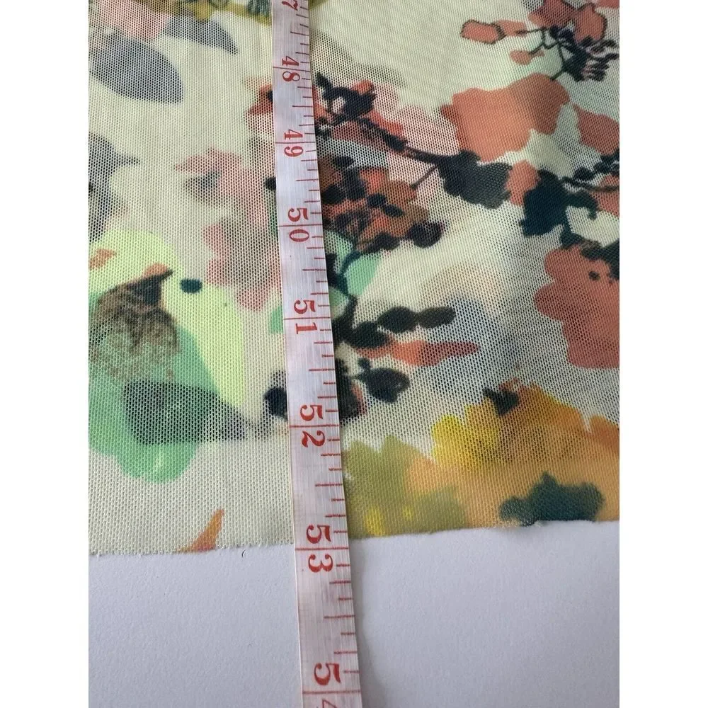 Maaji‎ Maxi Dress Women Medium Open Back Beach Bird Tropical Lightweight Stretch - Picture 10 of 10